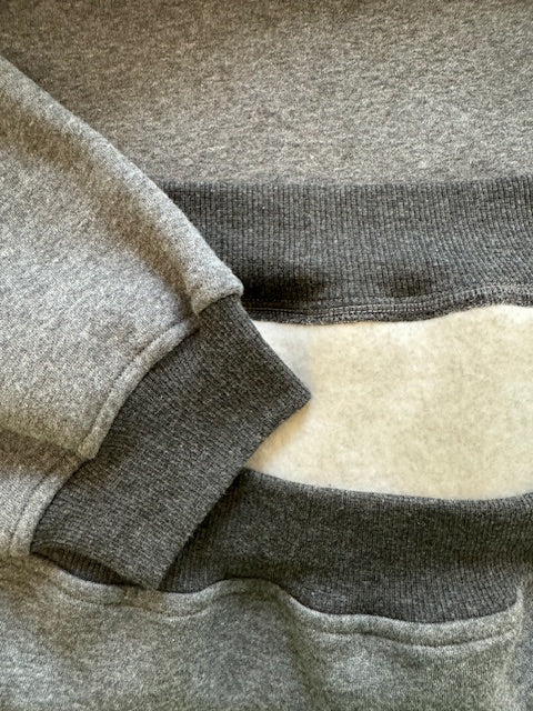 Sweat-shirt à Capuche DOOBLE FACE — Gris, Capuche Florale & Illustration Dos