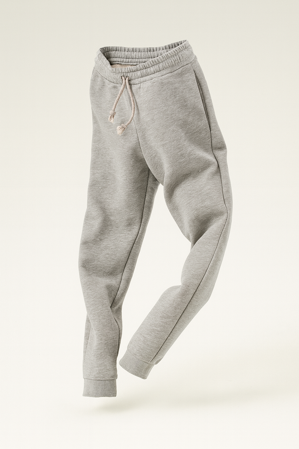 Pantalon Mixte Molleton Sweat – Gris Chiné