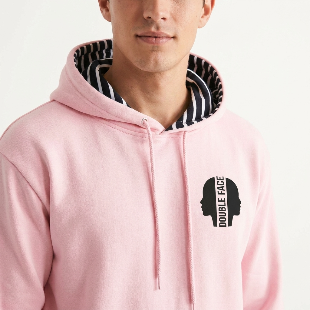Sweat-shirt Réversible Mixte – Rose