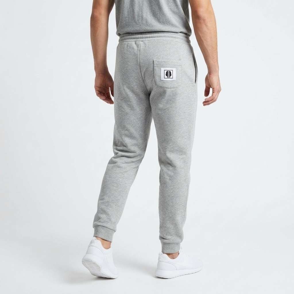 Pantalon Mixte Molleton Sweat – Gris Chiné